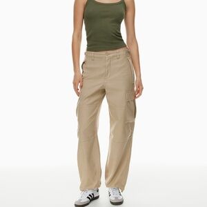 Aritzia TNA Supply Cargo Pant Color Gd Humus Beige Size 2